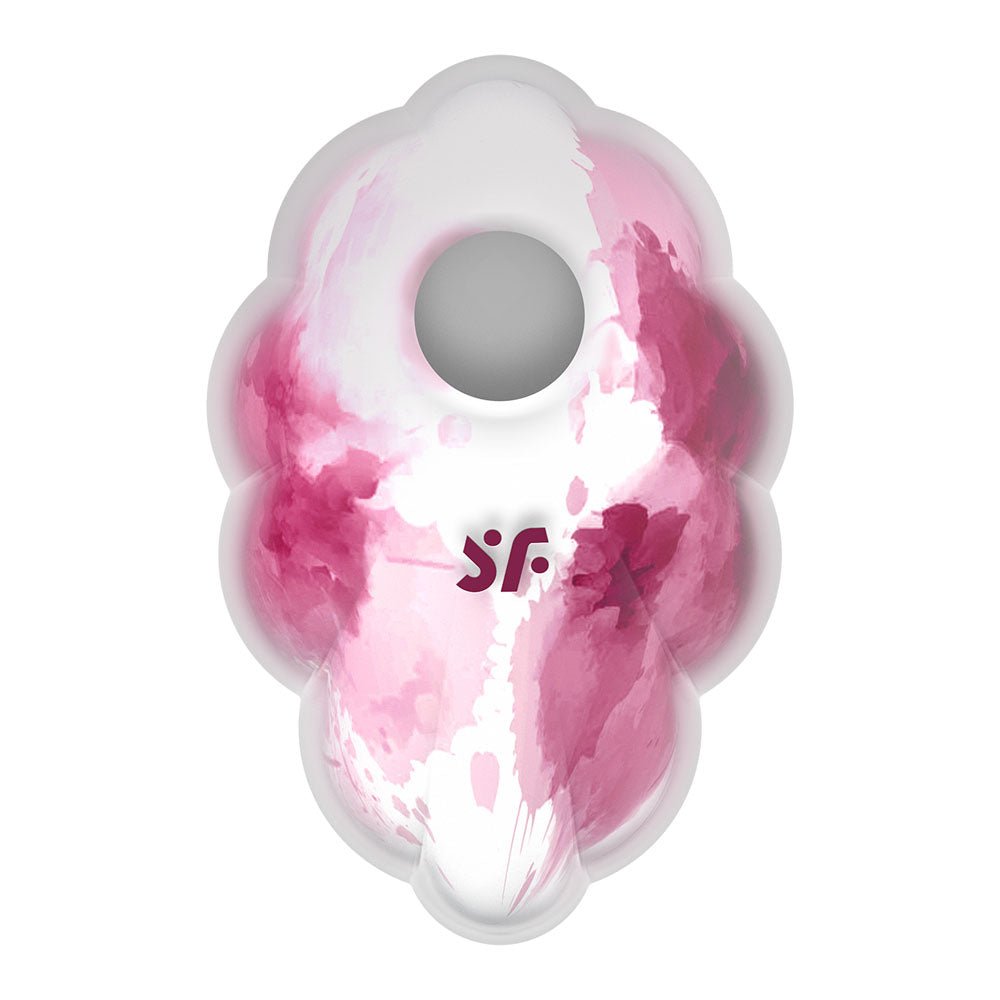 Satisfyer Cloud Dancer Red USB Rechargeable Vibrating Air Pulse Stimulator